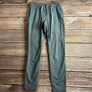 Vuori Pants Mens Small (NO SIZE TAG) Green Drawstring Tapered Outdoor